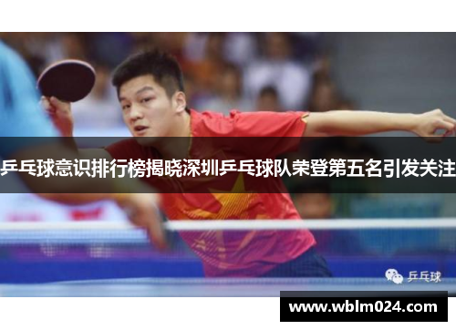 乒乓球意识排行榜揭晓深圳乒乓球队荣登第五名引发关注